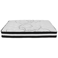 Merrick Lane Luna 10 Inch Hybrid Mattress CertiPUR-US Certified Foam & Pocket Spring Mattress in a Box