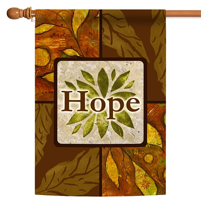 Amber Hope Decorative Hope Double Sided Flag