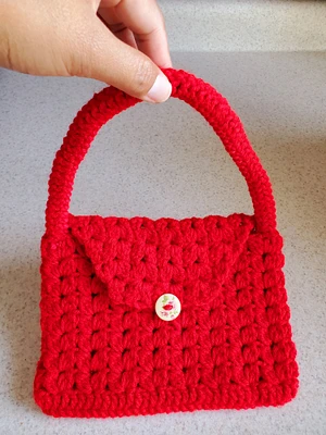 Cute Elegant Crocheted Handbag