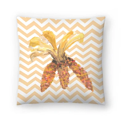 Chevron Corn Autumn Print by Jetty Home Americanflat Decorative Pillow