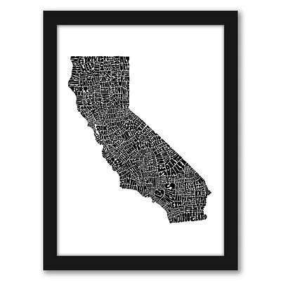 California by Joe Brewton Frame  - Americanflat