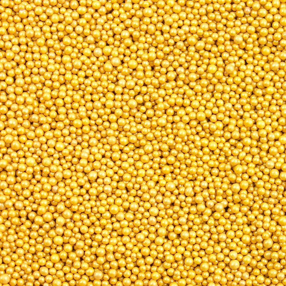 Gold Pearl Mini Sprinkle Beads