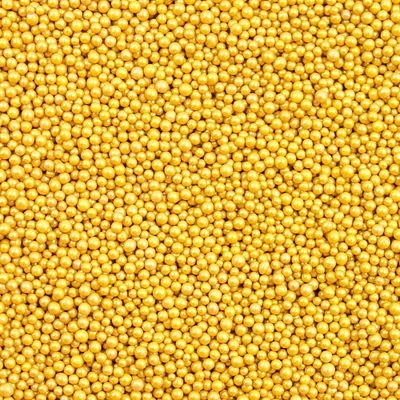Gold Pearl Mini Sprinkle Beads