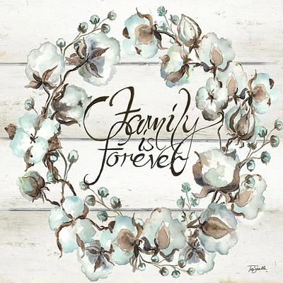 Cotton Boll Family Wreath Poster Print by Tre Sorelle Studios - Item # VARPDXRB11800TS