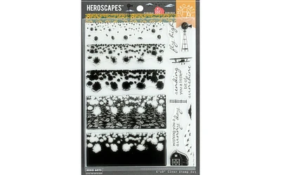 Hero Arts Clear Stamp Color Layer Sunflower Field