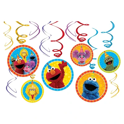Sesame Street Swirl Decoration Kit - 12ct