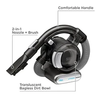 BLACK+DECKER DUSTBUSTER 20V MAX* Flex Handheld Vacuum With Pet Hair Brush (BDH2020FL)