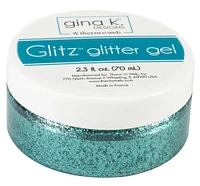 Gina K Designs Glitz Glitter Gel 2.3Oz-Turquoise Sea