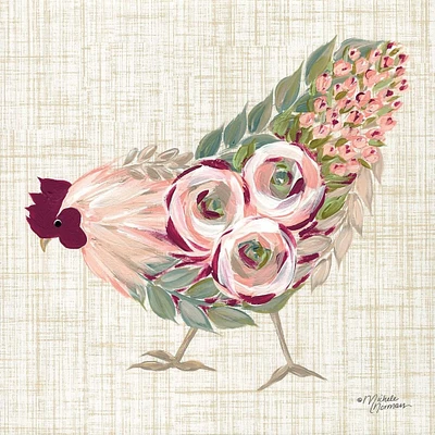 Botanical Rooster II Poster Print by Michele Norman - Item # VARPDXMN120