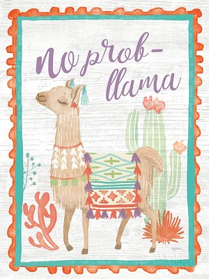 Lovely Llamas IV No Probllama Poster Print by Mary Urban - Item # VARPDX42806