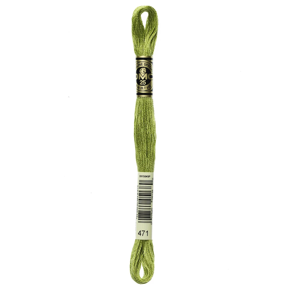 Dmc 6-Strand Embroidery Cotton 8.7Yd-Very Light Avocado Green