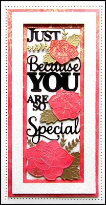 Creative Expressions Craft Dies By Sue Wilson-Slimline- You Are So Special