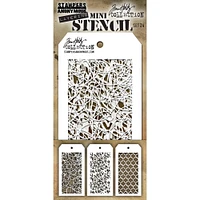 Tim Holtz Mini Layered Stencil Set 3/Pkg-Set #24