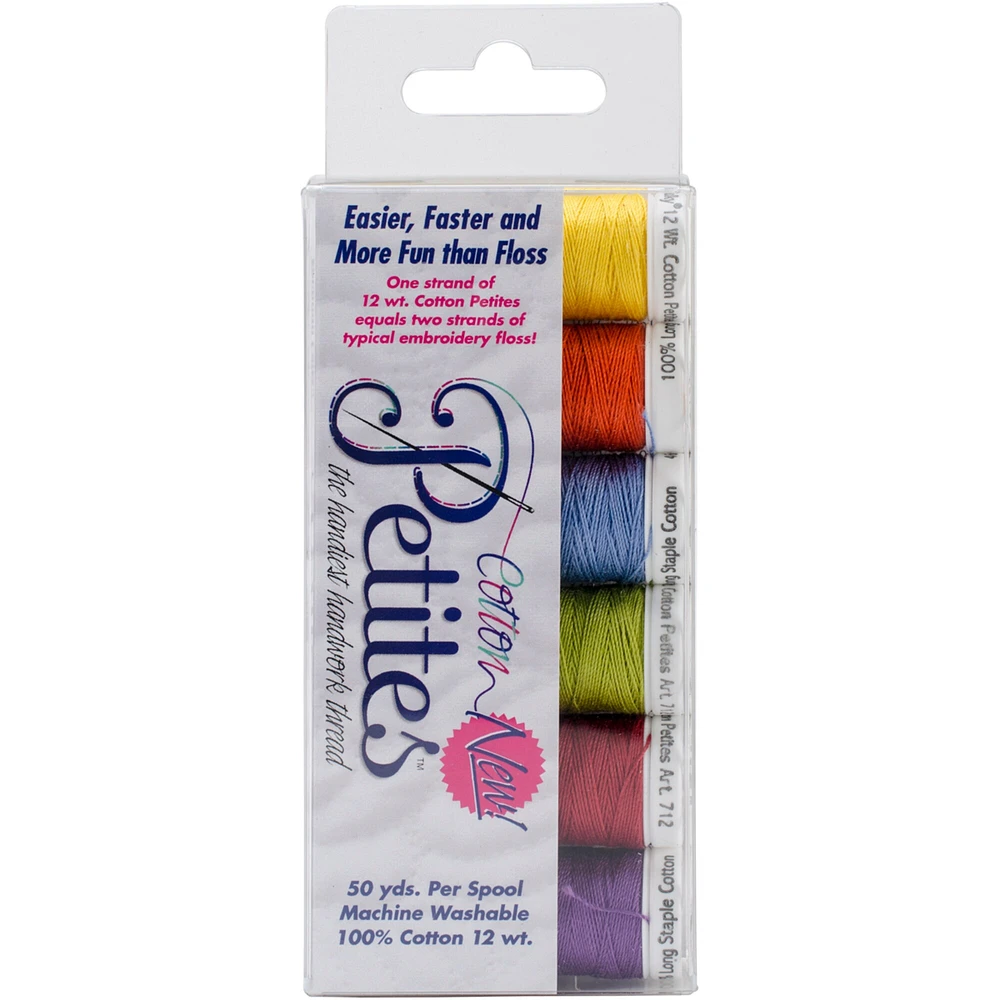 Sulky Sampler 12Wt Cotton Petites 6/Pkg-Summer Assortment