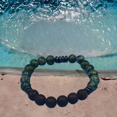 Essential Oil Brown Lava Stone Aromatherapy Bracelet