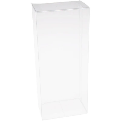 Plymor Clear Folding Action Figure Storage / Display Protector Box, 3" W x 2" D x 7" H, fits 6" Figures