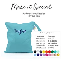 11" x 9" Lightweight Wet Bag in many colors