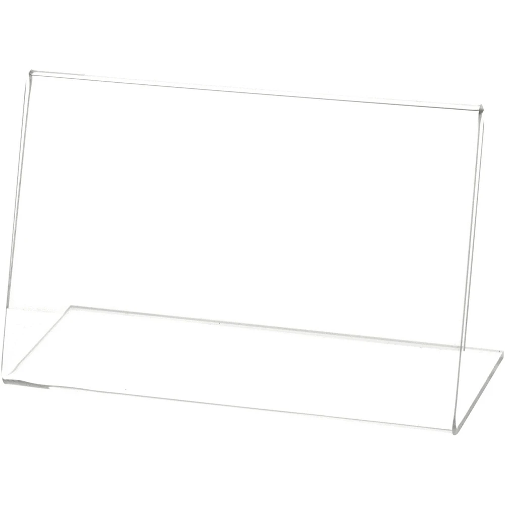 Plymor Clear Acrylic Sign Display / Literature Holder (Angled