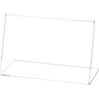 Plymor Clear Acrylic Sign Display / Literature Holder (Angled