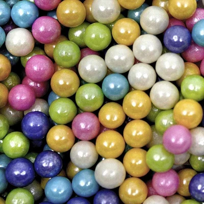 Rainbow Pearl 8mm Sprinkle Beads