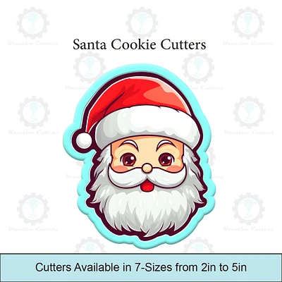 Santa Cookie Cutters | 3D Printed