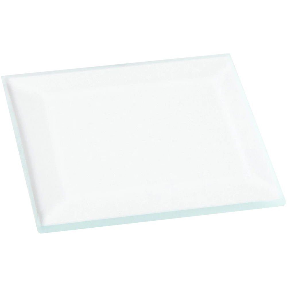 Plymor Square 3mm Beveled Clear Glass, 1.5 inch x 1.5 inch
