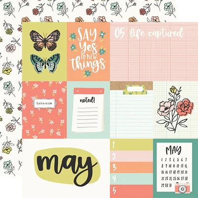 Life Captured Double-Sided Cardstock 12"X12"-May