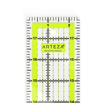 Arteza Acrylic Quilter's Ruler, 2.5"x18"