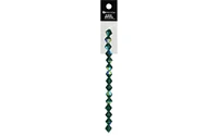 John Bead Preciosa 5" 8mm Rondelle Emerald AB