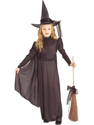 Classic Black Witch Girl's Costume