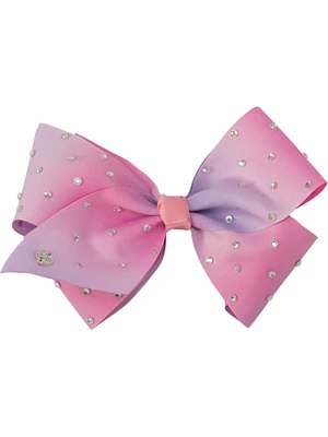 JoJo Siwa Pink Ombre Hair Bow With Gems Nickelodeon Costume Accessory