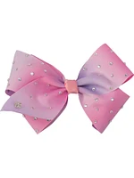 JoJo Siwa Pink Ombre Hair Bow With Gems Nickelodeon Costume Accessory