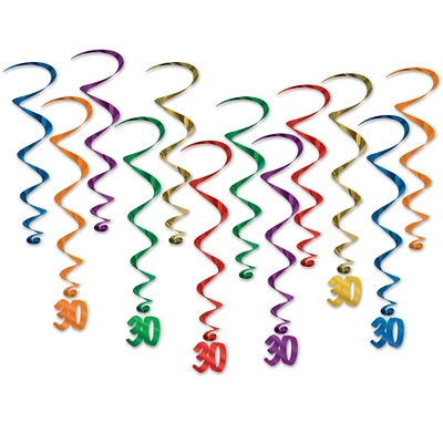 30  Whirls, (Pack of 6)