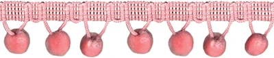 Simplicity Ball Fringe 1-1/8"X12yd-Light Pink