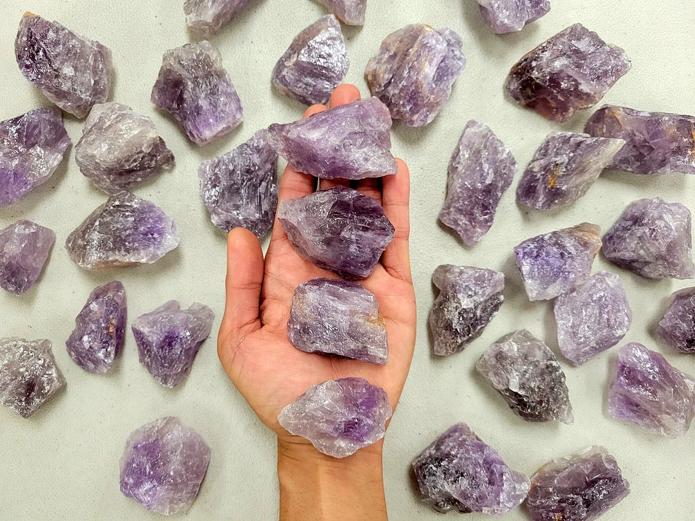 Amethyst Crystal Large Chunks - Bulk Raw Crystals