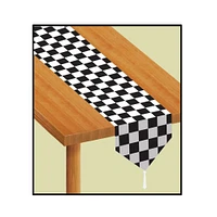 Printed Checkered Table Runner (Pack of 12)