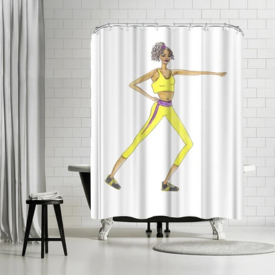 Tai Chi by Alison B Shower Curtain 71" x 74"