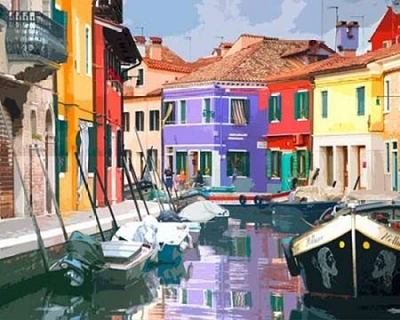 Burano Village Poster Print by Shelley Lake - Item # VARPDX6734A