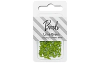 Accent Design Paper Accents Brads 4.5mm x 8mm 100pc Solid Lime Green, Brads for Paper Crafts, Brads Paper Fasteners, Metal Brads, Wire Brads, Small Brads, Lime Green Brads