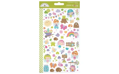 Doodlebug Fairy Garden Sticker Mini Icons