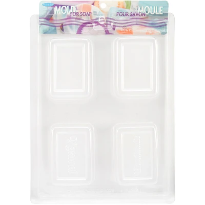 Life Of The Party Soap Mold 7.75"X10.25"-4 Cavity - Rectangles