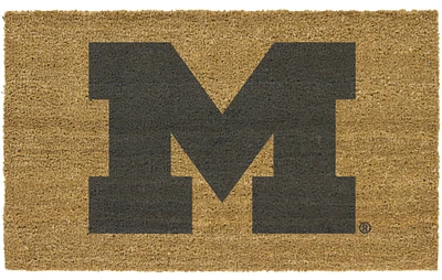 Memory Company NCAA Michigan Wolverines Rectangular Coir Door Mat 29.5" x 19.5"