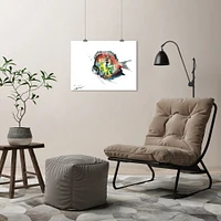 Rainbow Discus by Suren Nersisyan  Poster - Americanflat