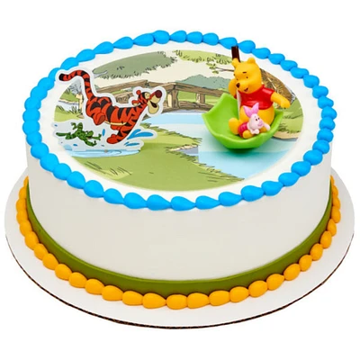Winnie the Pooh, Piglet & Tigger Hunny Raindrops DecoSet® Cake Decoration
