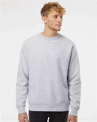 High-quality Heavyweight Cross-Grain Crewneck Sweatshirt | 13.5 oz, 70/30 Ring-Spun Cotton/Polyester, Fashionable