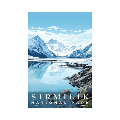 Sirmilik National Park Poster, Travel Print, Office Poster