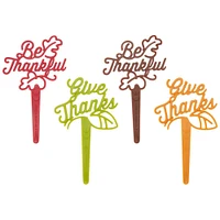 Be Thankful DecoPics® Cupcake Decoration, 12ct