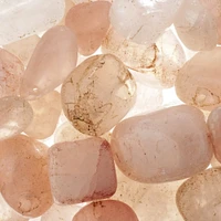 Earth's Jewels Rose Quartz Natural Stone Bead Assortment