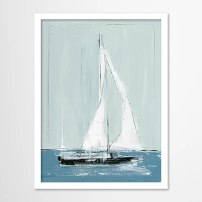 Set Blue Sail I by PI Creative Art  Framed Print - Americanflat