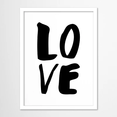 Love by Motivated Type  Framed Print - Americanflat